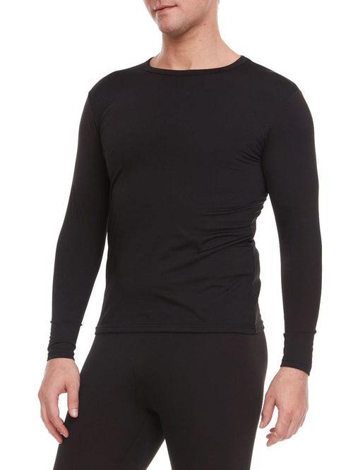 Warmth Redefined: Men's Thermal Tops for Every Adventure! - (Black)