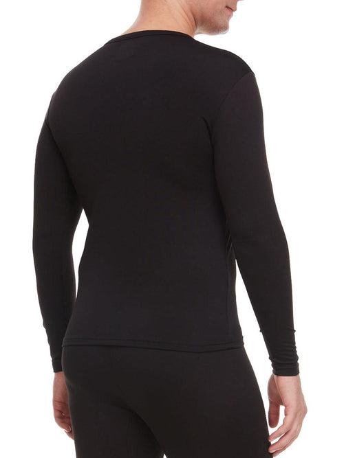 Warmth Redefined: Men's Thermal Tops for Every Adventure! - (Black)