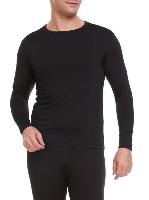 Warmth Redefined: Men's Thermal Tops for Every Adventure! - (Black)