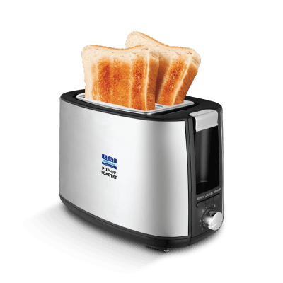 KENT Pop Up Toaster Silver