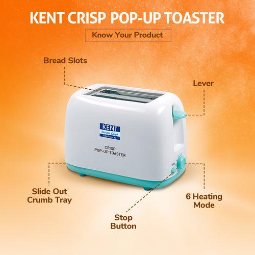 KENT Crisp Pop-Up Toaster