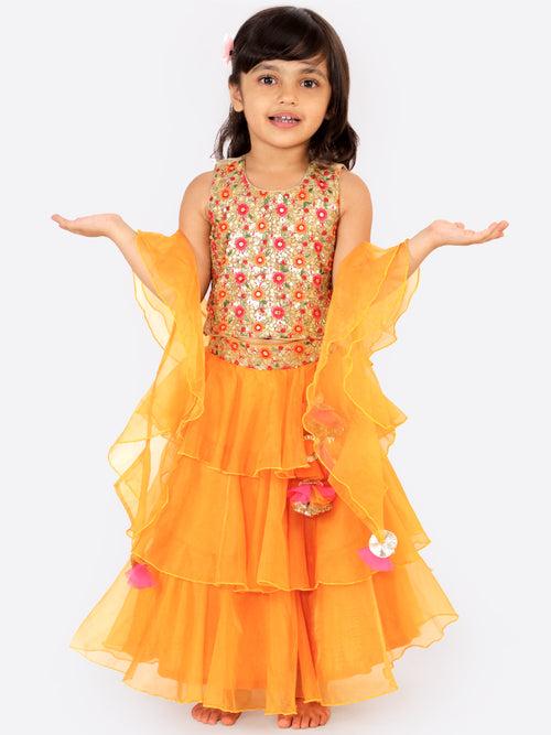 Marigold Charmer Lehenga Set