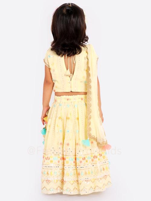 Lemon Pudding Lehenga Set