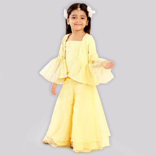 Yellow Poppy Palazzo Set