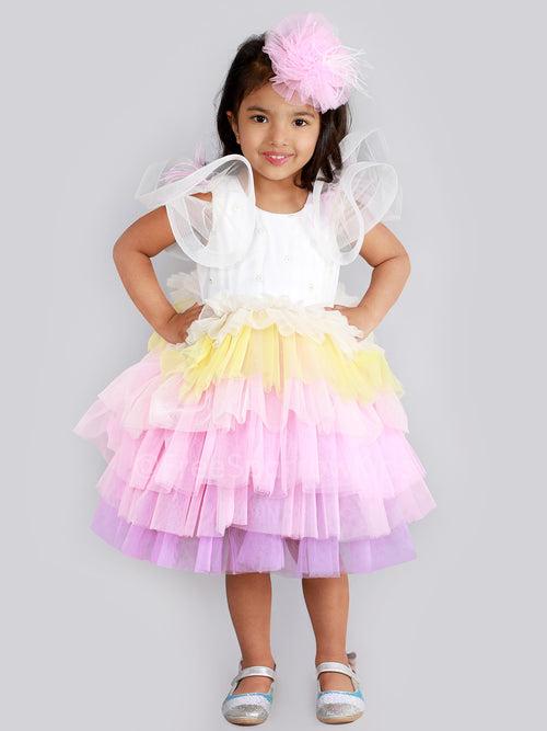 Candy Land Dress With Hair Clip