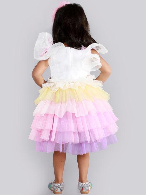 Candy Land Dress With Hair Clip