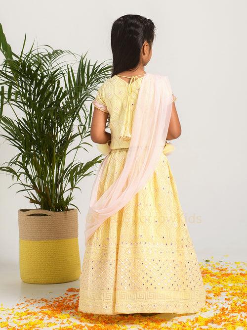 Hawaiian Lehenga Set