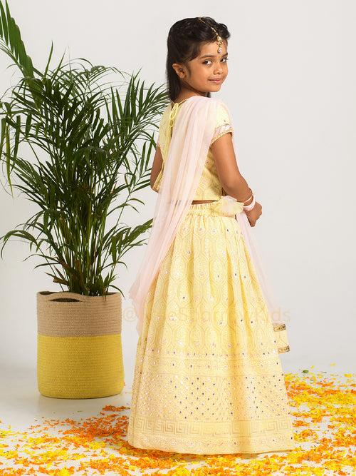 Hawaiian Lehenga Set