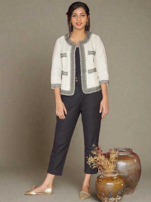 Rasamalli - Toda Embroidered Jacket - Ecru