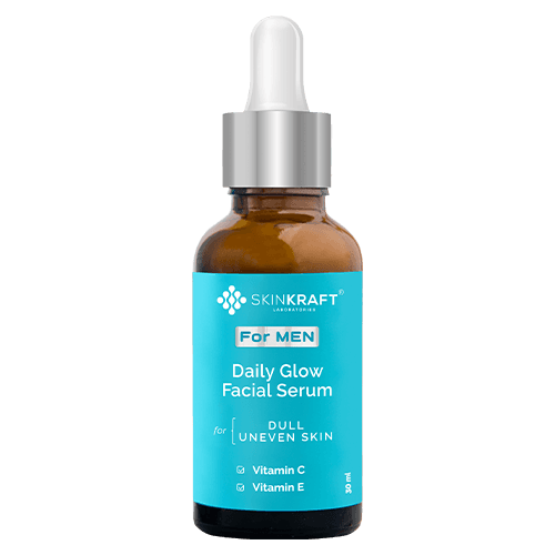 SK Men Daily Glow Facial Serum with Vitamin C, Vitamin E, and Green Tea