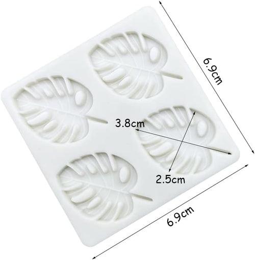 Silicone Monstera Tropical Leaves Candle Mould - Premium Quality