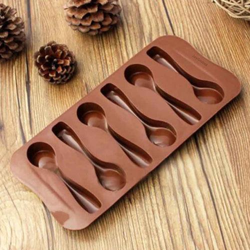 Silicone Spoon Shape Mould - 6 Cavity