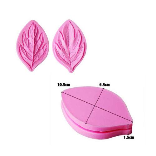 Silicone 3D leaf with veins Mould