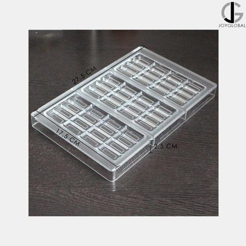 Polycarbonate Big Chocolate Bar Mould - 60 Grams