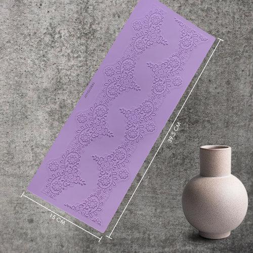 Silicone Flower Border Lace Mat