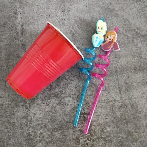 Frozen Theme Designer Straw