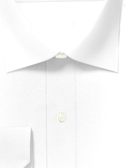 Men's Premium Cotton Blend Plain Shirt - White (10193)