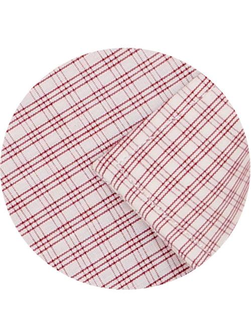 Men's Cotton Micro Check Shirt - Red (1061)