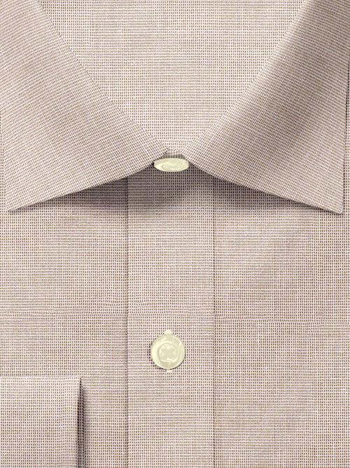 Men's Premium Cotton Blend Plain Shirt - Light Beige (1413)