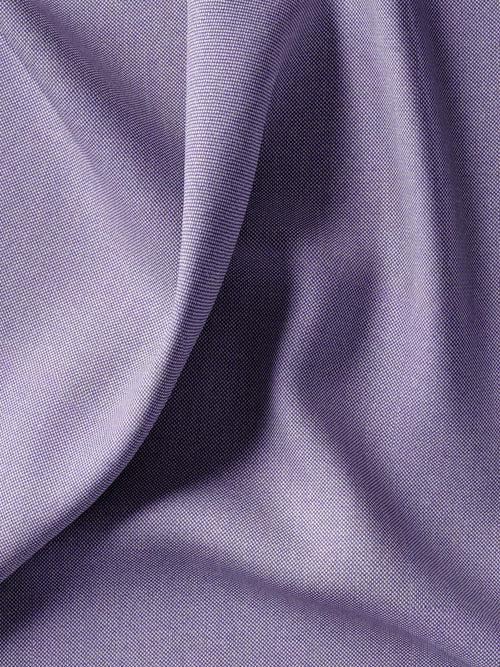 Custom Shirt Made to Order from Oxford Cotton Plain Fabric Purple - CUS-1295