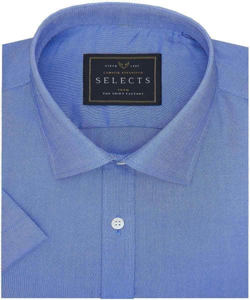 Selects Premium Cotton Plain Shirt - Blue (0509)