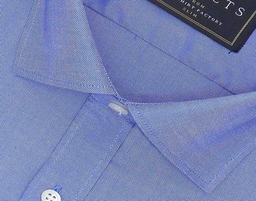 Selects Premium Cotton Plain Shirt - Blue (0509)