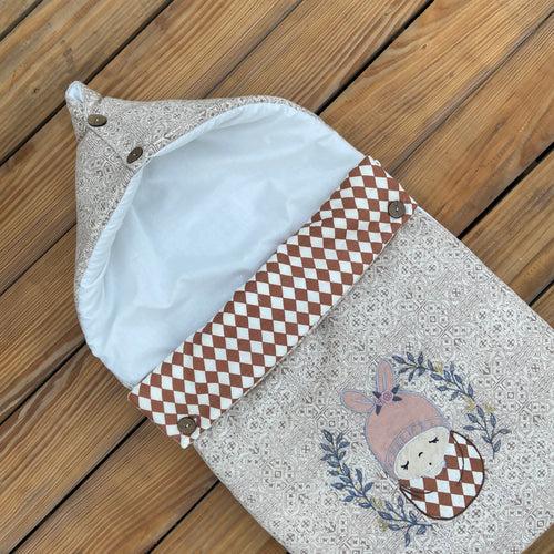 Fresh From Heaven Baby Carrier Nest + Custom Gift Bag (Handcrafted Patchwork)