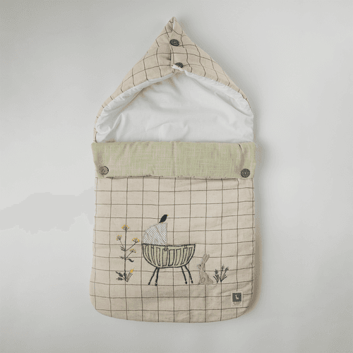 Just Arrived Baby Carrier Nest + Custom Gift Bag (Handcrafted Patchwork)