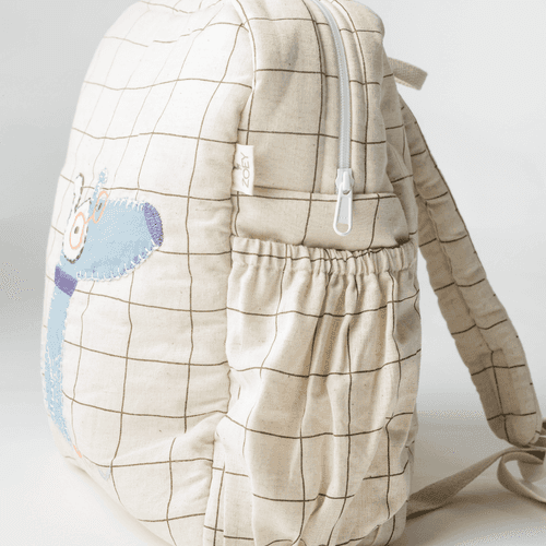 Handcrafted Curious Ralph School Backpack (Toddler Bag)