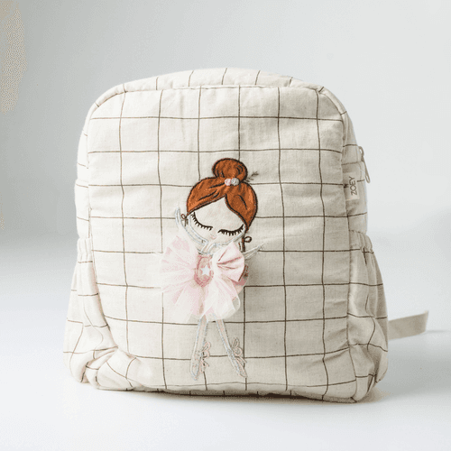 Handcrafted Dazzling Ballerina School Bag (Toddler Bag)