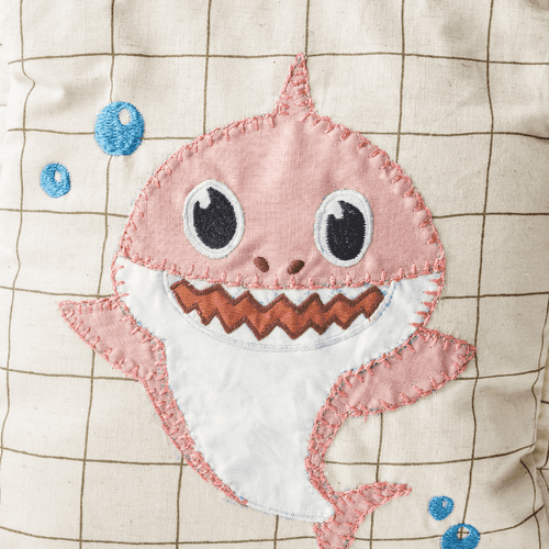 Handcrafted Pink Shark do do School Backpack (Toddler Bag)