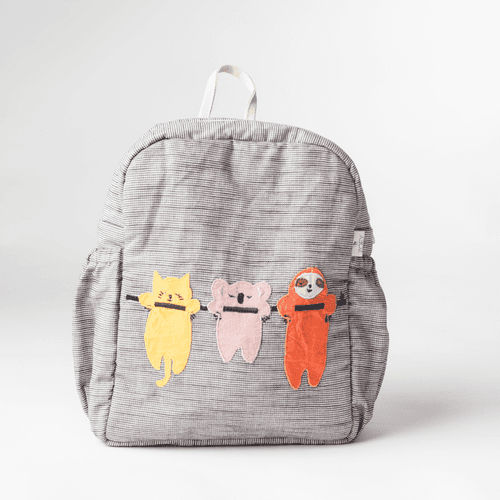 Handcrafted Three Amigos School Backpack (Toddler Bag)