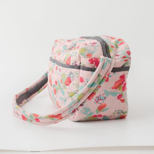Blush Orchard Diaper Bag (100% Cotton with diamond Quilting)