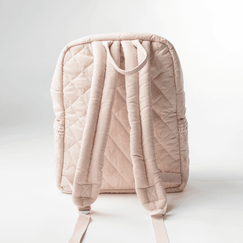 Rumi Backpack Diaper Bag (With Lace work + Laptop Space)