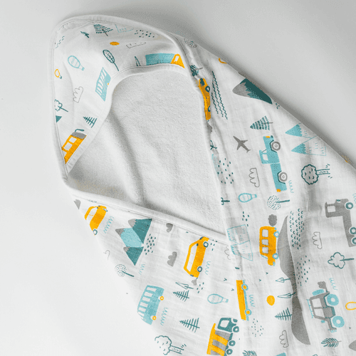 Little Camper Muslin Hooded Towel