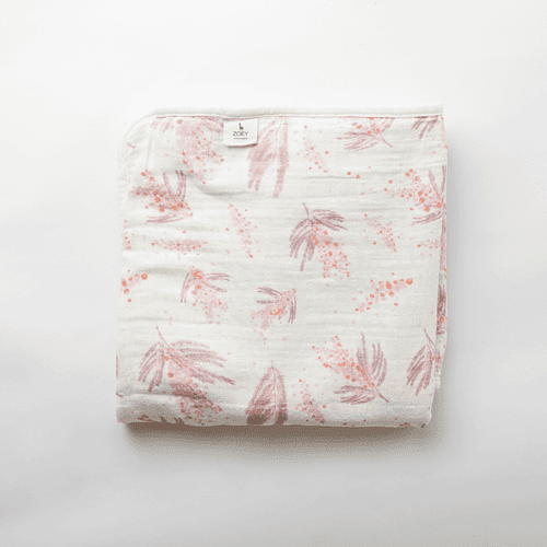 Muhly Grass Muslin Hooded Towel