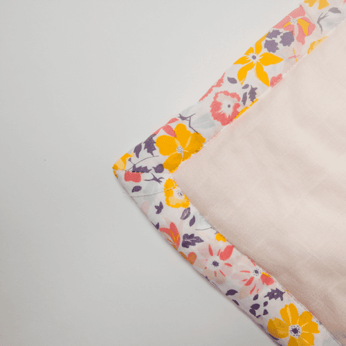 Bloom Your Own way Muslin Handmade Baby Quilt