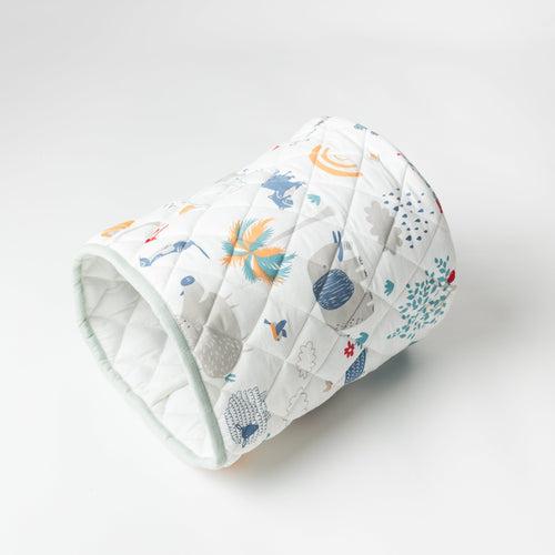 Happy Animal Tribe Quilted Storage Basket (Pure Cotton)