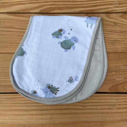 Marine Life Burp Cloth