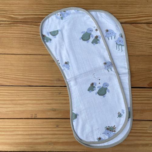 Marine Life Burp Cloth