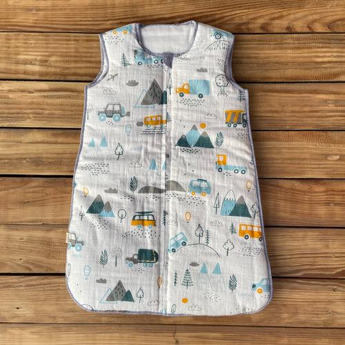 Little Camper Muslin Sleeping Bag (with filling)