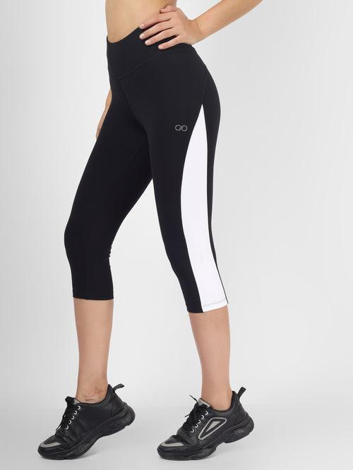 Essential Black Hardcore Capri Leggings