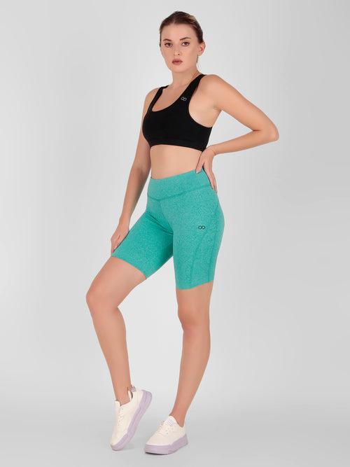 Creeluxe Fierce Green Women's Shorts