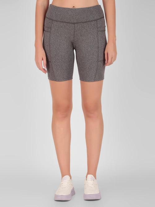 Creeluxe Fierce Grey Pocket Women's Shorts