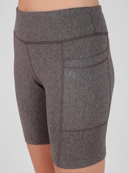 Creeluxe Fierce Grey Pocket Women's Shorts