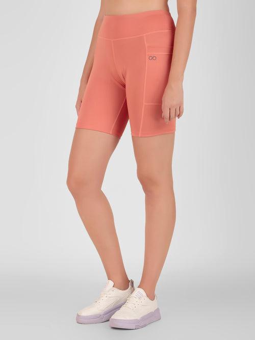 Creeluxe Fierce Orange Pocket Women's Shorts