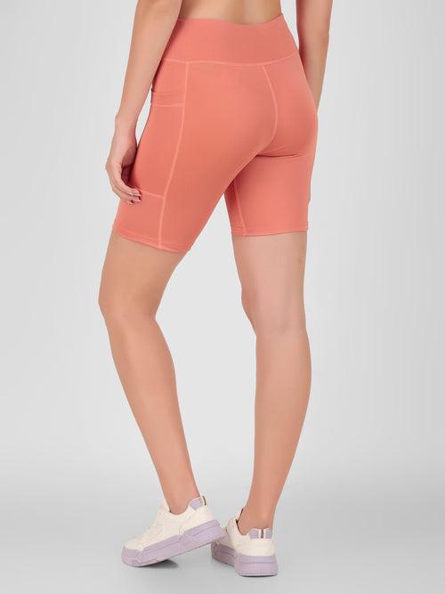 Creeluxe Fierce Orange Pocket Women's Shorts