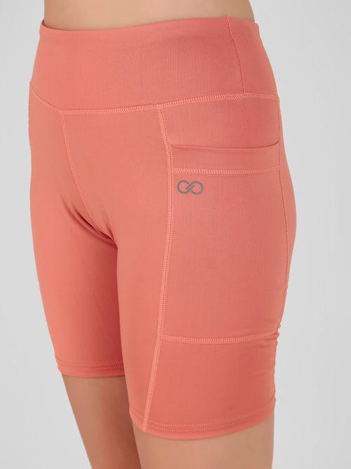 Creeluxe Fierce Orange Pocket Women's Shorts