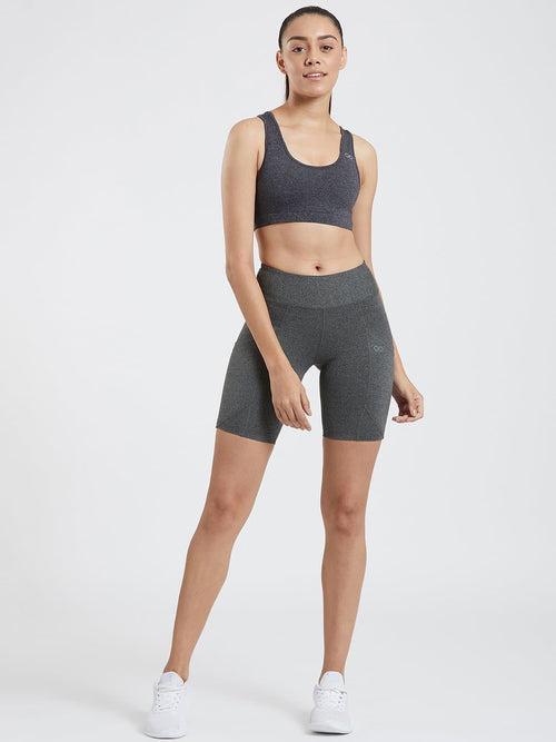 Creeluxe Fierce Charcoal Grey Women's Shorts