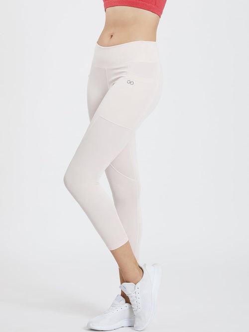 Maxtreme Power me Pastel Pink Ankle Pocket Leggings